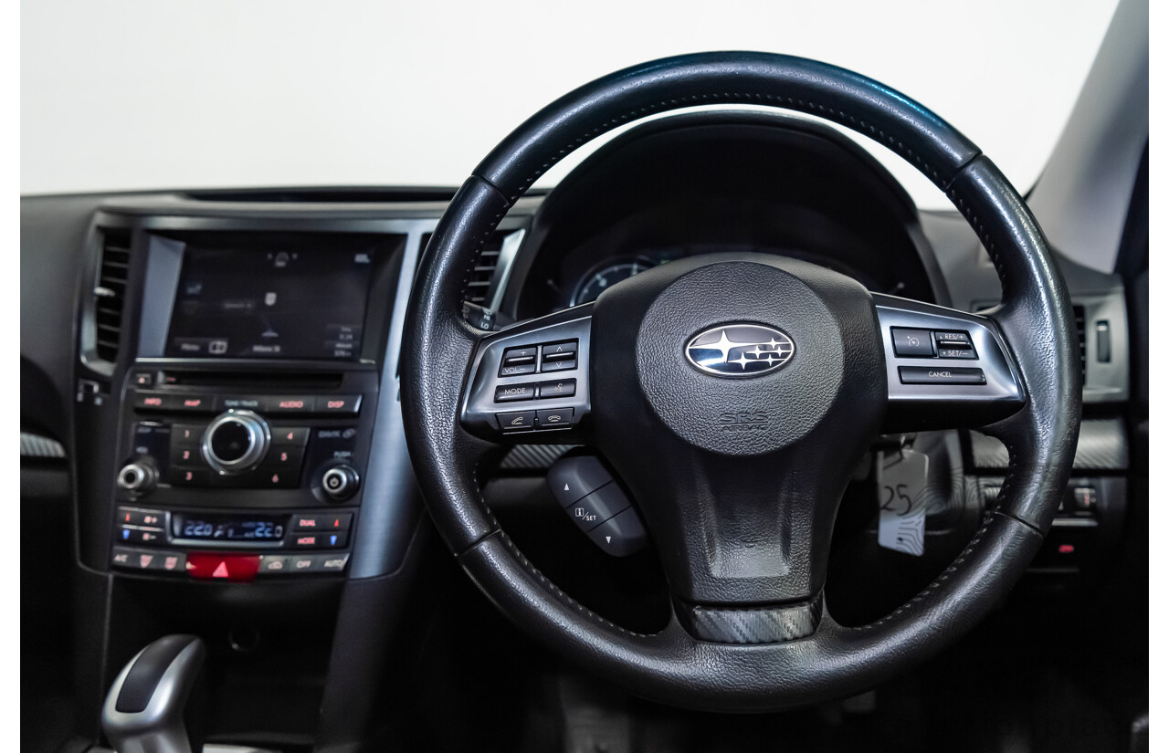 7/2013 Subaru Outback 2.0D Premium (AWD) MY13 4d Wagon White Turbo Diesel 2.0L