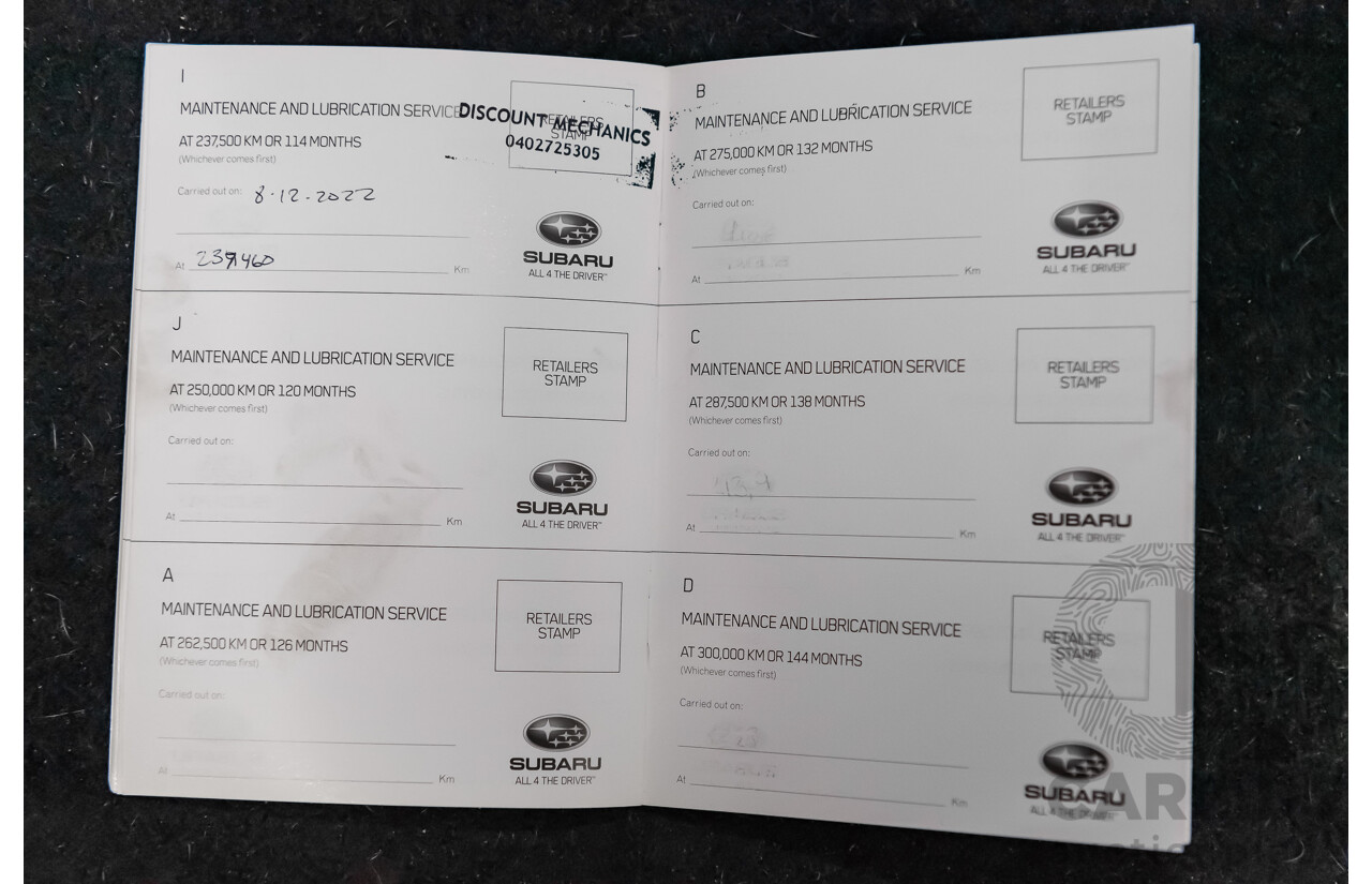 7/2013 Subaru Outback 2.0D Premium (AWD) MY13 4d Wagon White Turbo Diesel 2.0L