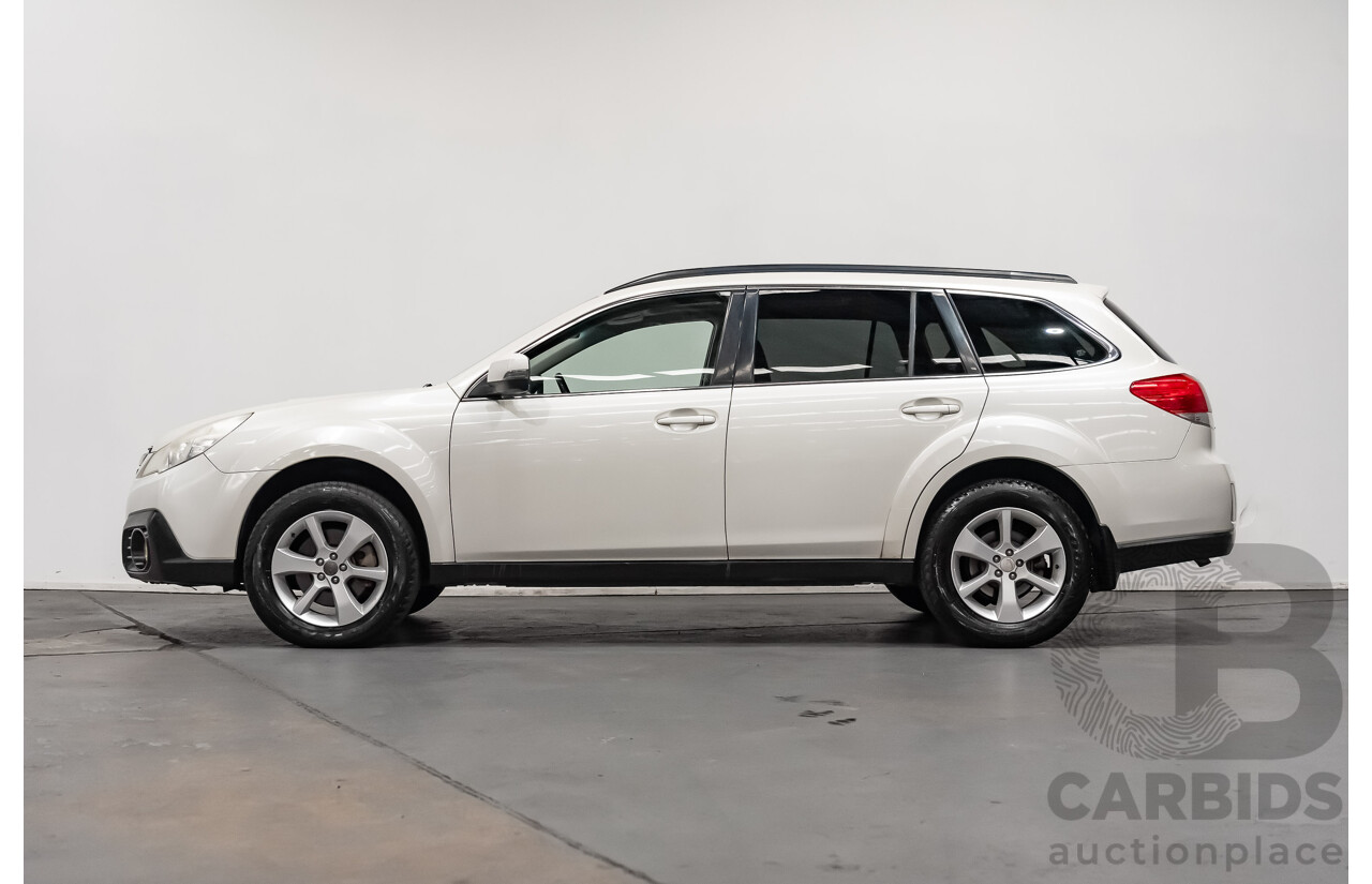 7/2013 Subaru Outback 2.0D Premium (AWD) MY13 4d Wagon White Turbo Diesel 2.0L