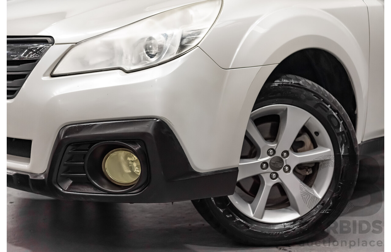 7/2013 Subaru Outback 2.0D Premium (AWD) MY13 4d Wagon White Turbo Diesel 2.0L