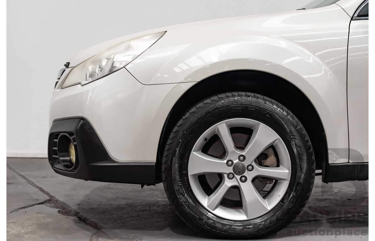 7/2013 Subaru Outback 2.0D Premium (AWD) MY13 4d Wagon White Turbo Diesel 2.0L