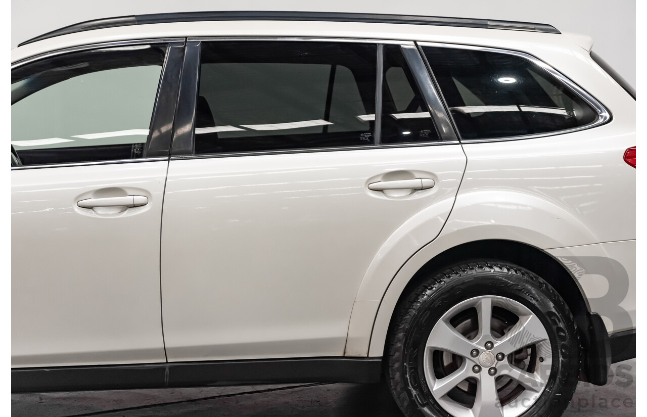 7/2013 Subaru Outback 2.0D Premium (AWD) MY13 4d Wagon White Turbo Diesel 2.0L