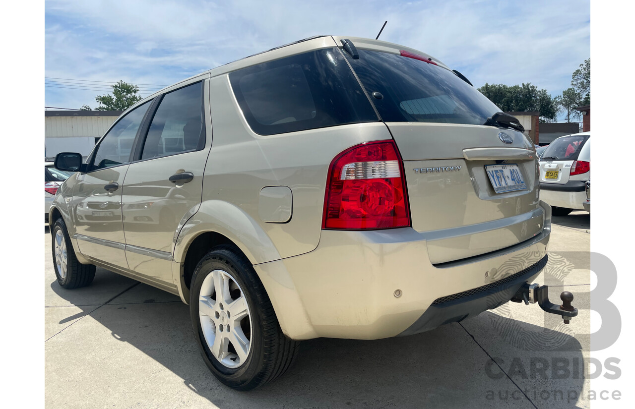 05/07 Ford Territory TS (RWD) RWD SY 4D Wagon Gold 4.0L
