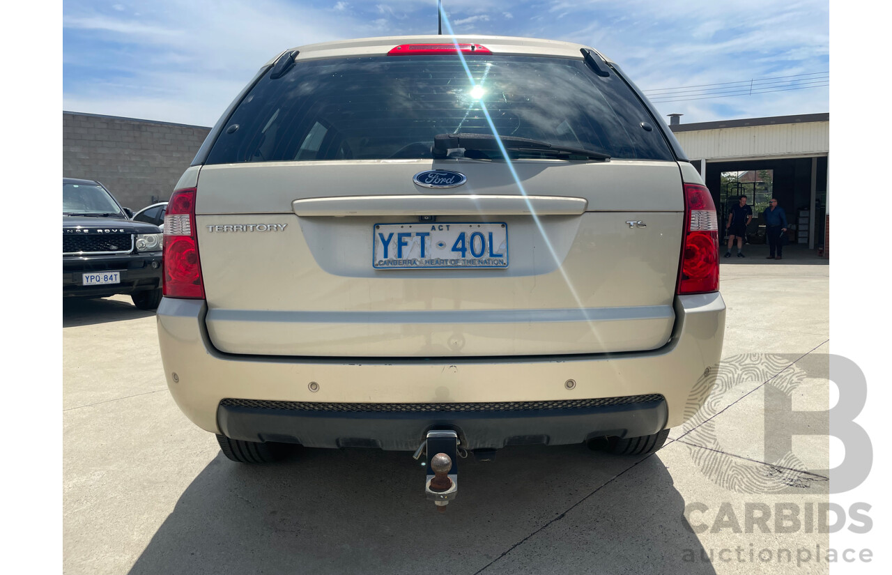 05/07 Ford Territory TS (RWD) RWD SY 4D Wagon Gold 4.0L