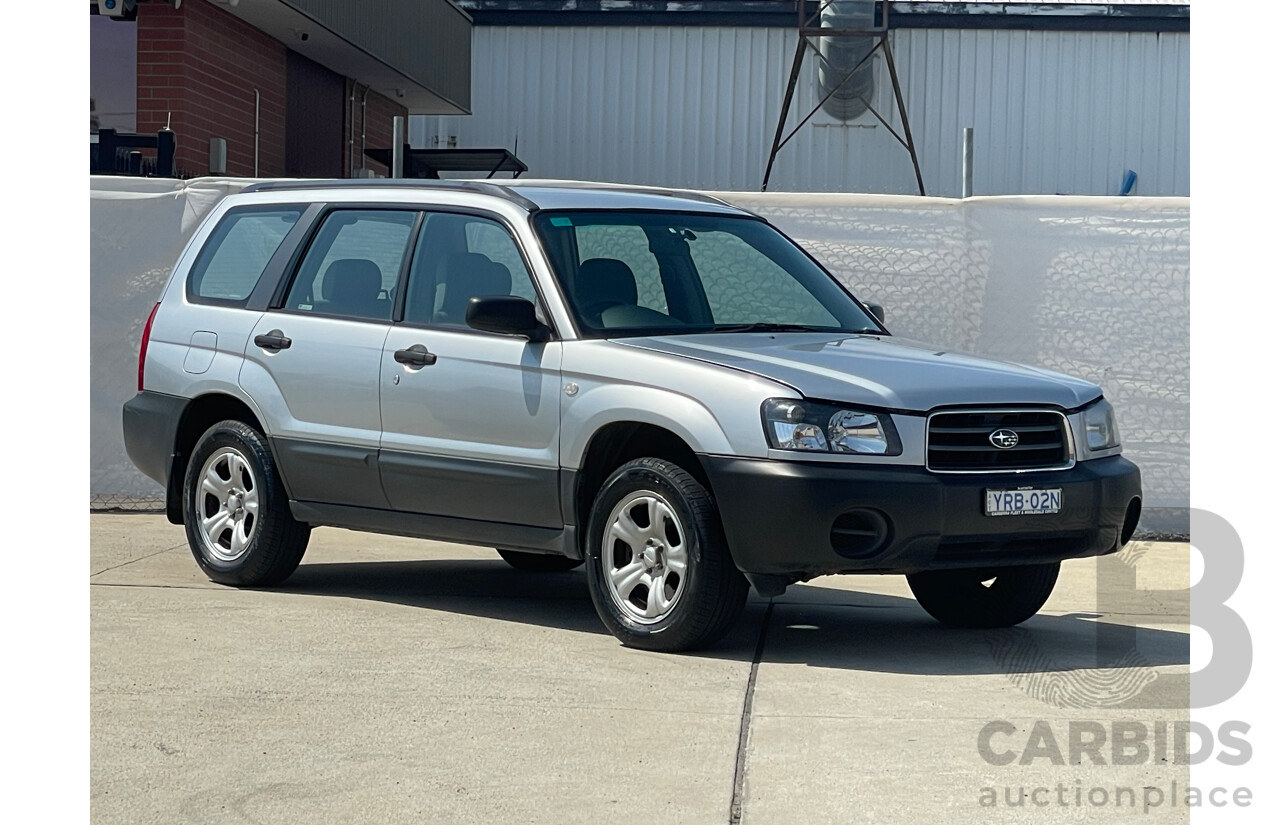 03/05 Subaru Forester X AWD MY05 4D Wagon Silver 2.5L