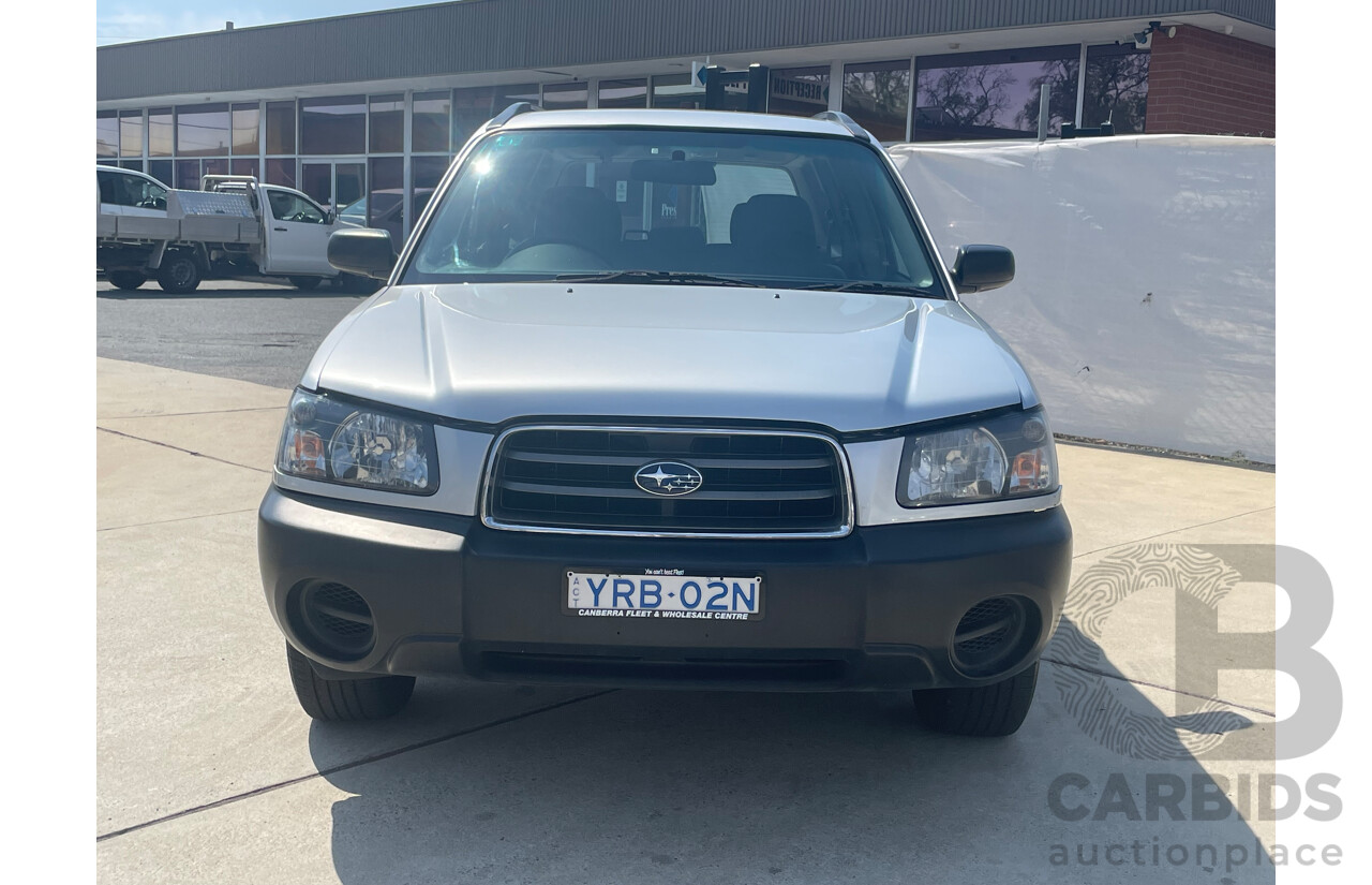 03/05 Subaru Forester X AWD MY05 4D Wagon Silver 2.5L