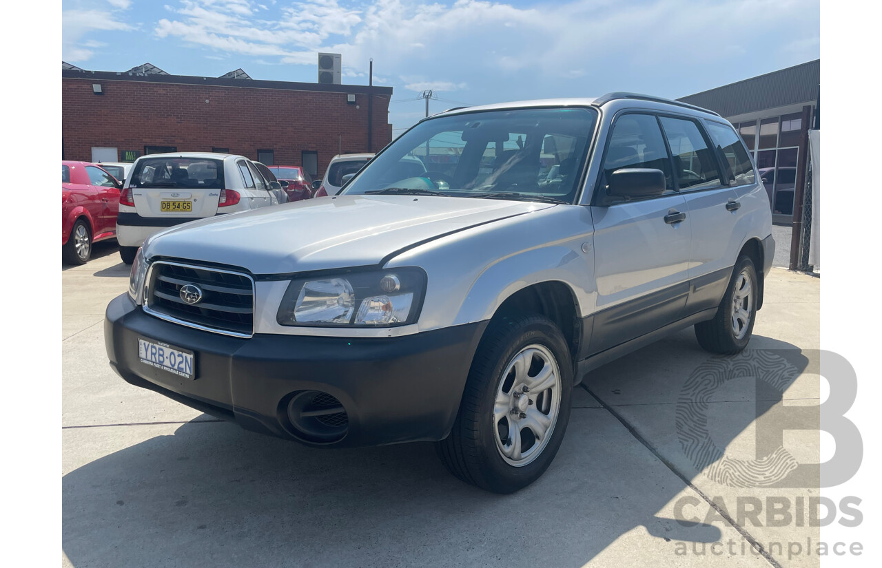 03/05 Subaru Forester X AWD MY05 4D Wagon Silver 2.5L