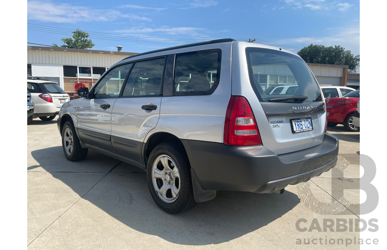 03/05 Subaru Forester X AWD MY05 4D Wagon Silver 2.5L