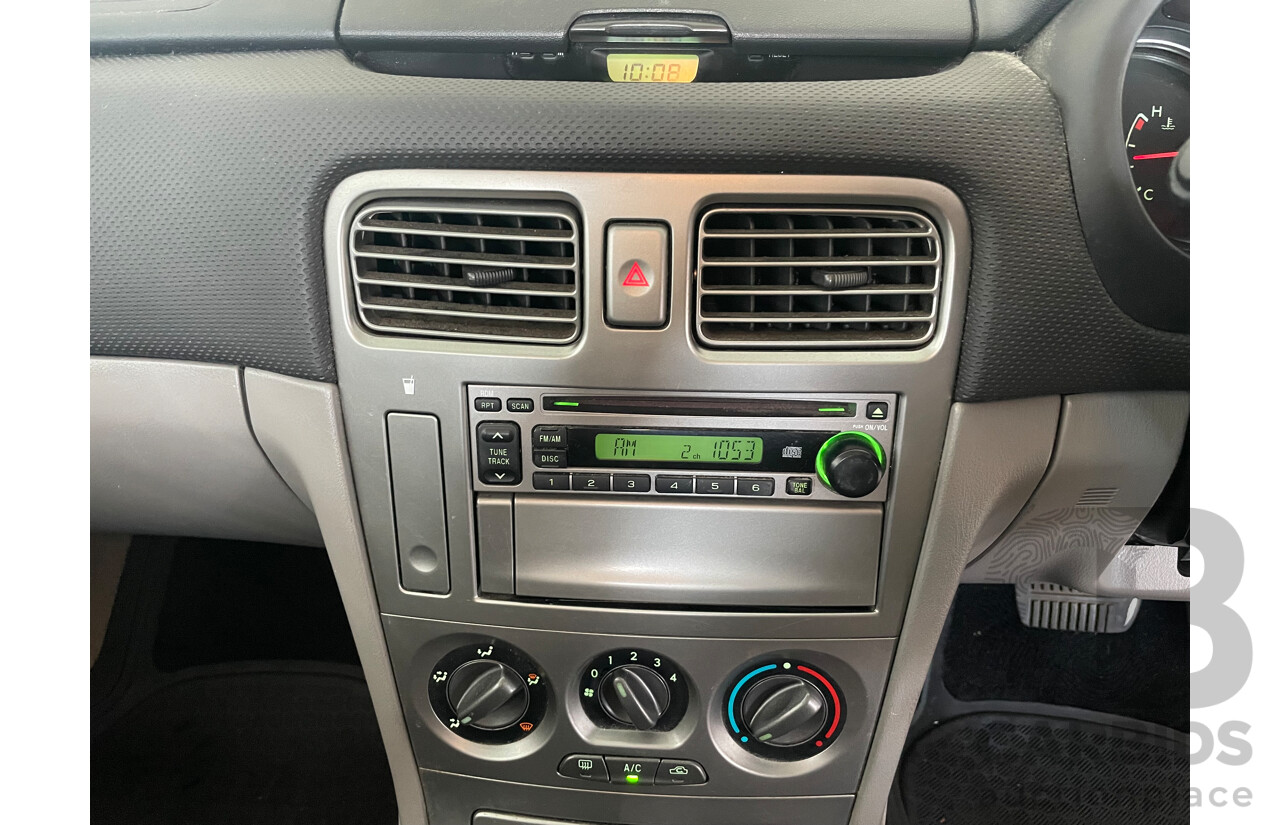03/05 Subaru Forester X AWD MY05 4D Wagon Silver 2.5L