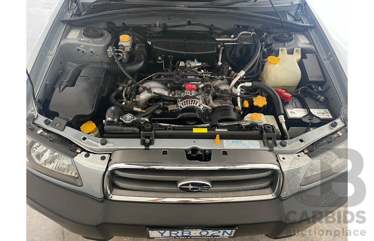 03/05 Subaru Forester X AWD MY05 4D Wagon Silver 2.5L