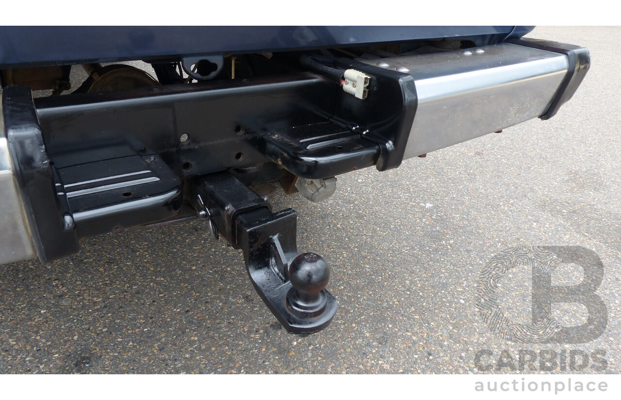 1/1986 Toyota Landcruiser Sahara (4x4) HJ61RG 4d Wagon Blue Diesel 4.0L