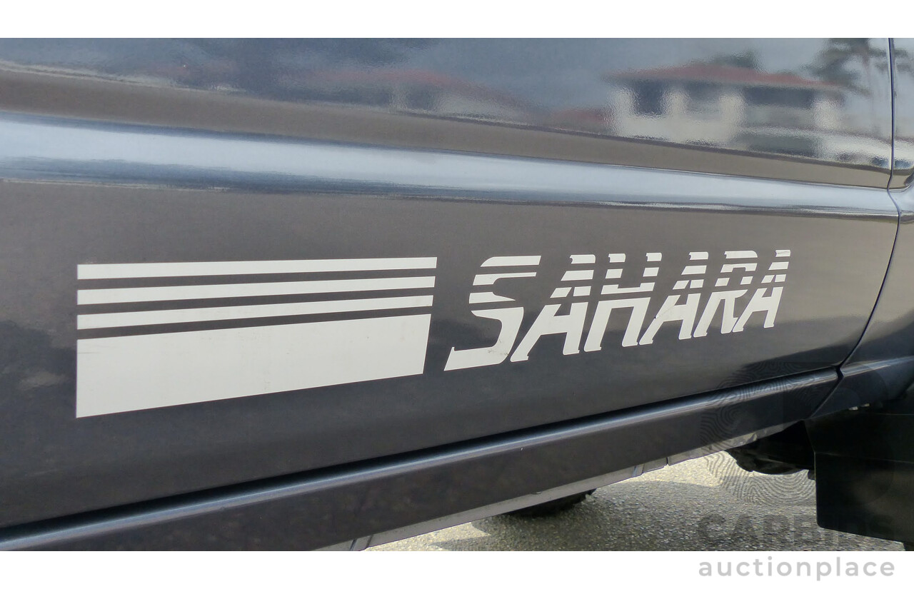 1/1986 Toyota Landcruiser Sahara (4x4) HJ61RG 4d Wagon Blue Diesel 4.0L