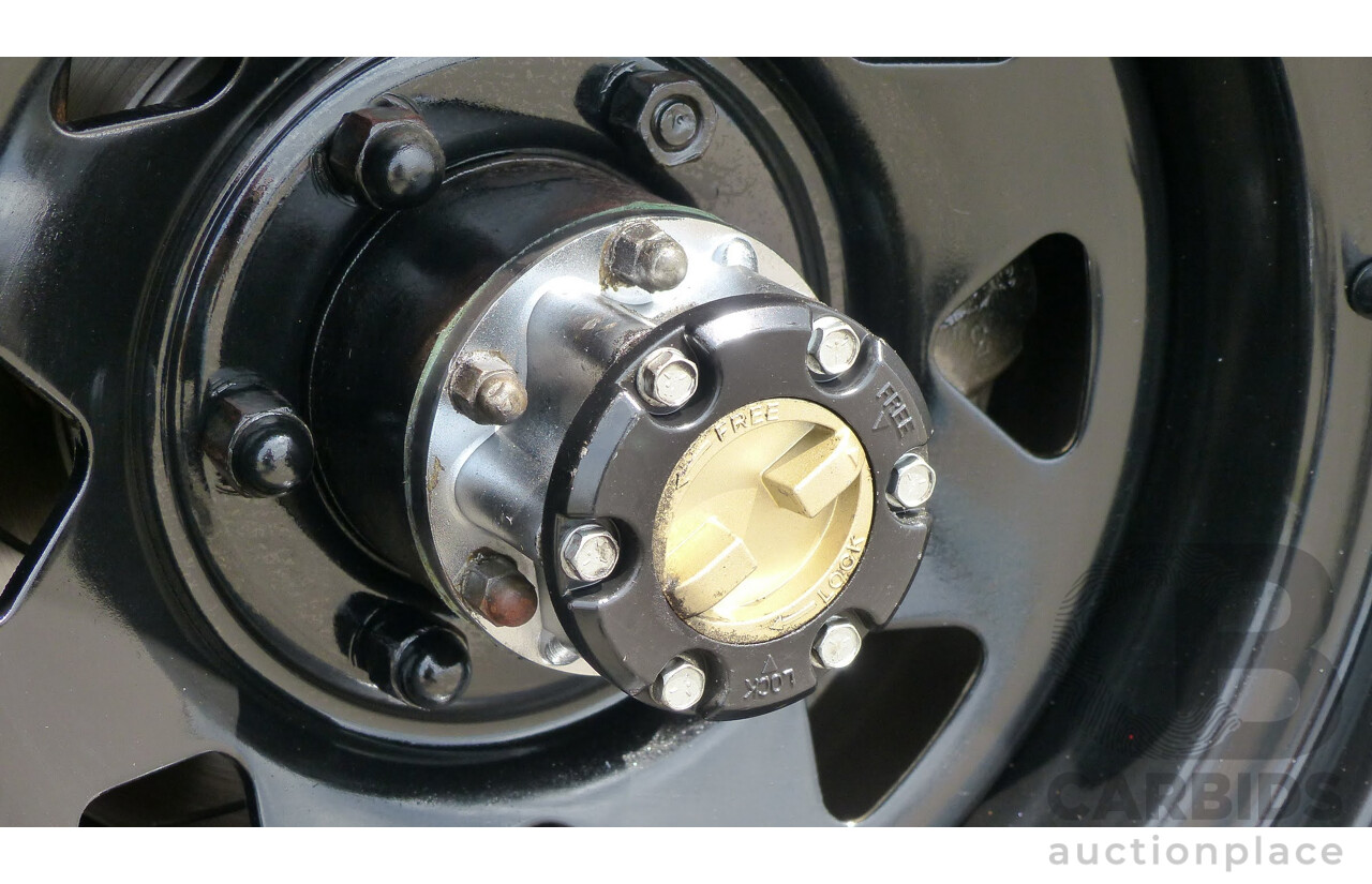 1/1986 Toyota Landcruiser Sahara (4x4) HJ61RG 4d Wagon Blue Diesel 4.0L