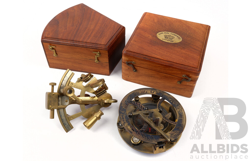 Two Antique Style Navgation Instruments