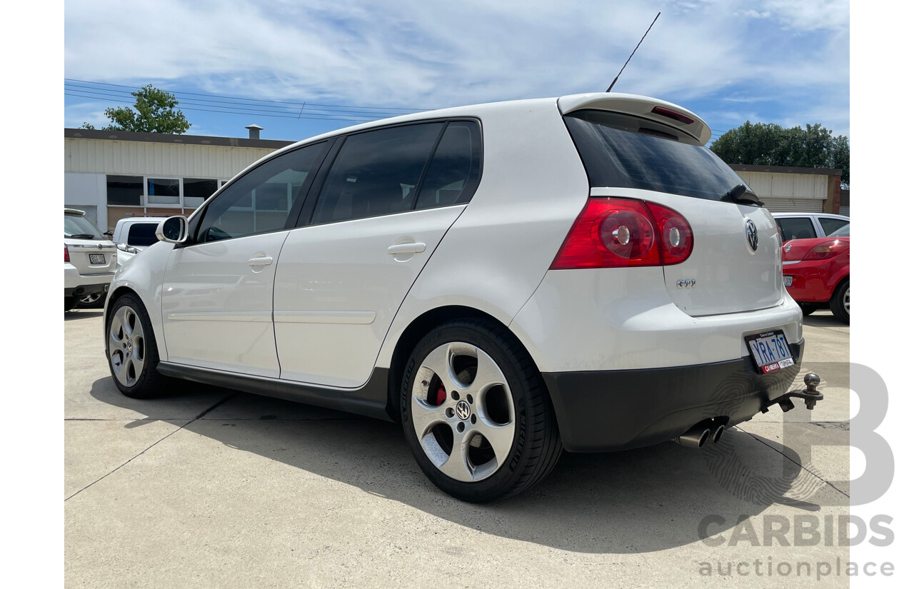 07/06 Volkswagen Golf GTi FWD 1K 5D Hatchback White 2.0L