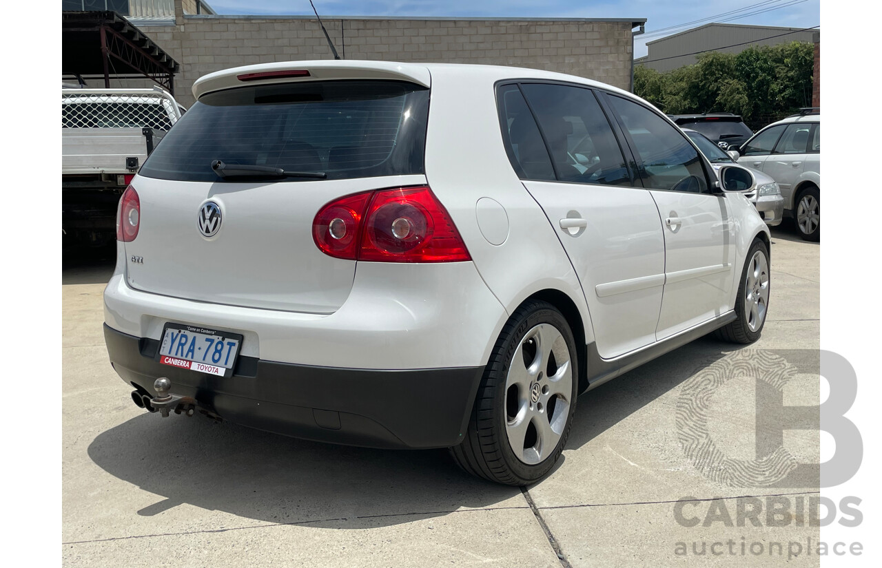 07/06 Volkswagen Golf GTi FWD 1K 5D Hatchback White 2.0L