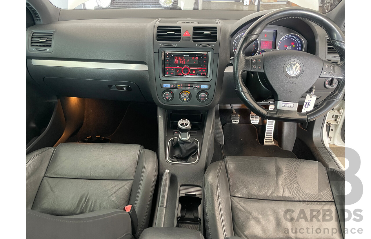 07/06 Volkswagen Golf GTi FWD 1K 5D Hatchback White 2.0L