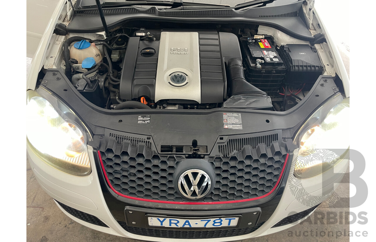 07/06 Volkswagen Golf GTi FWD 1K 5D Hatchback White 2.0L