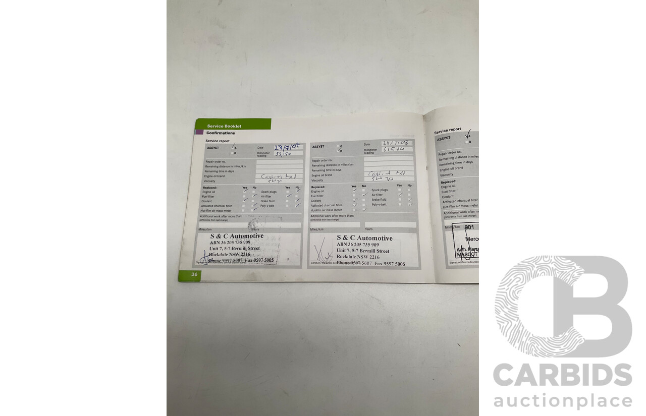 8/2003 Mercedes Benz CLK320 Elegance 2d Cabriolet Bright Blue Metallic V6 3.2L