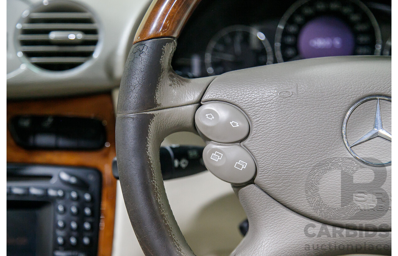 8/2003 Mercedes Benz CLK320 Elegance 2d Cabriolet Bright Blue Metallic V6 3.2L