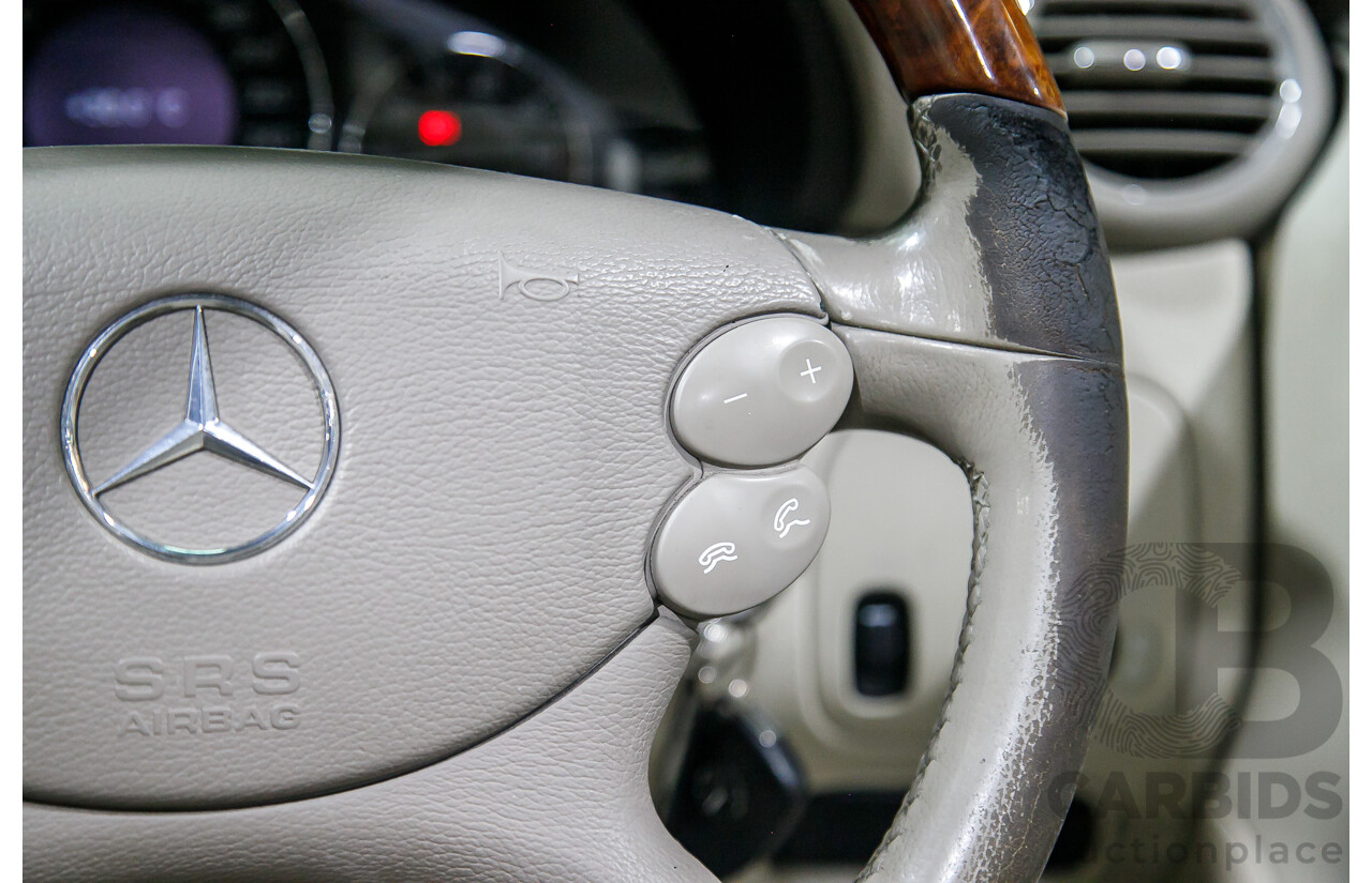 8/2003 Mercedes Benz CLK320 Elegance 2d Cabriolet Bright Blue Metallic V6 3.2L