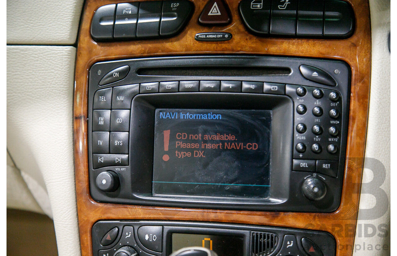 8/2003 Mercedes Benz CLK320 Elegance 2d Cabriolet Bright Blue Metallic V6 3.2L