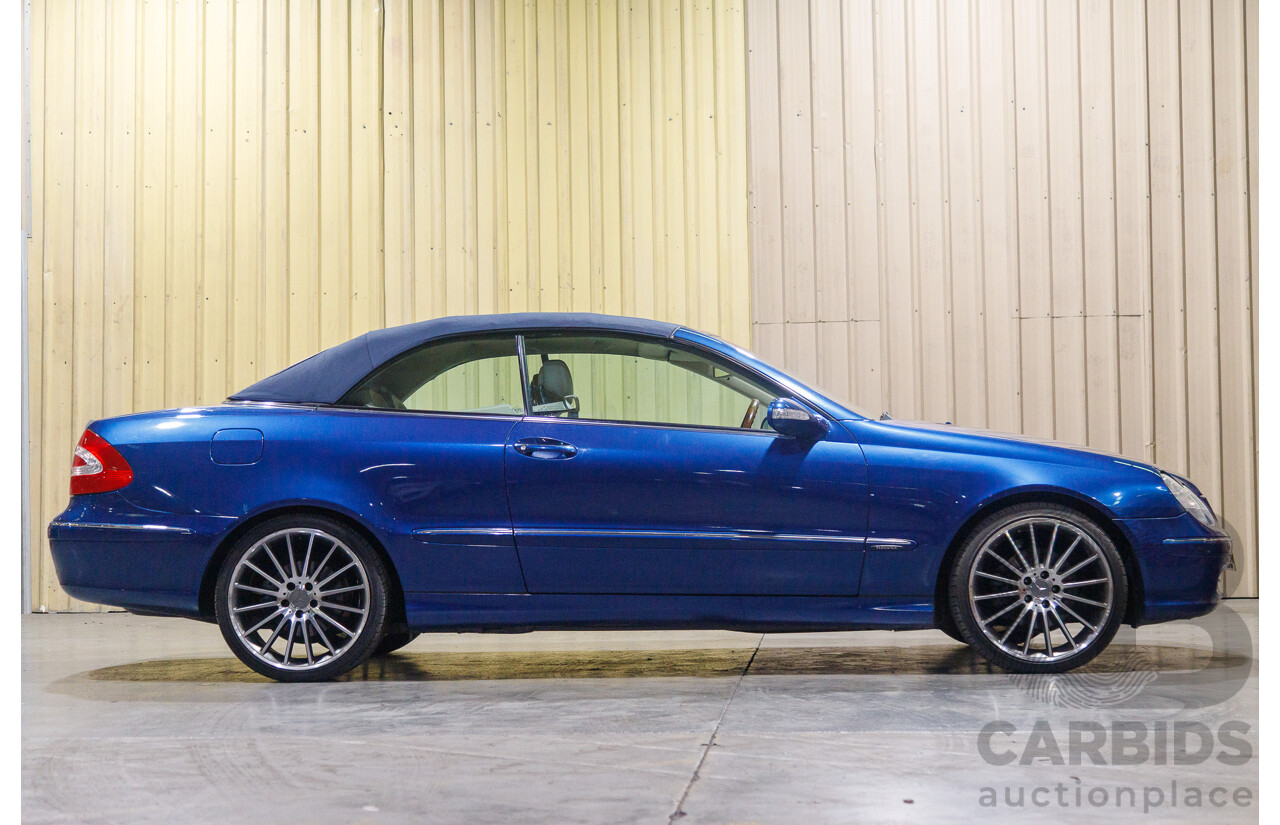 8/2003 Mercedes Benz CLK320 Elegance 2d Cabriolet Bright Blue Metallic V6 3.2L