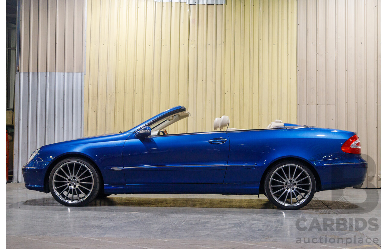 8/2003 Mercedes Benz CLK320 Elegance 2d Cabriolet Bright Blue Metallic V6 3.2L