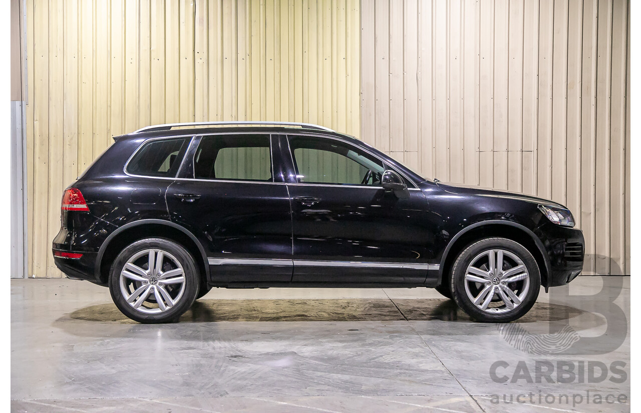 05/14 Volkswagen Touareg V6 TDI (AWD) 7P MY14 4d Wagon Metallic Black Turbo Diesel V6 3.0L