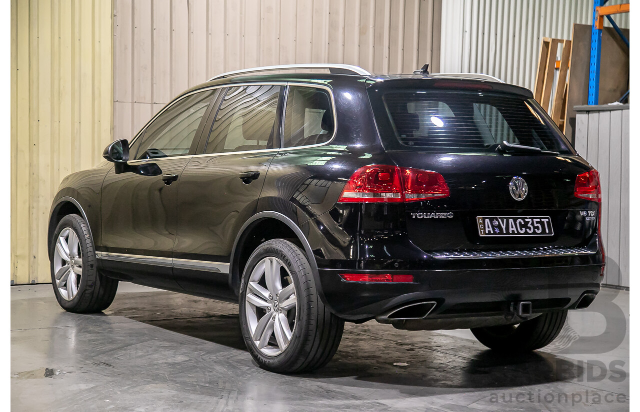 05/14 Volkswagen Touareg V6 TDI (AWD) 7P MY14 4d Wagon Metallic Black Turbo Diesel V6 3.0L