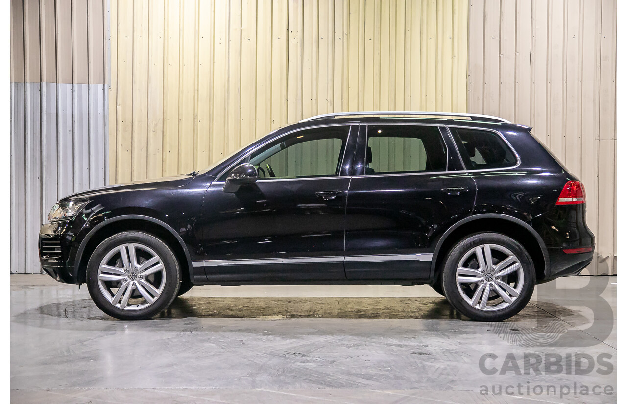 05/14 Volkswagen Touareg V6 TDI (AWD) 7P MY14 4d Wagon Metallic Black Turbo Diesel V6 3.0L
