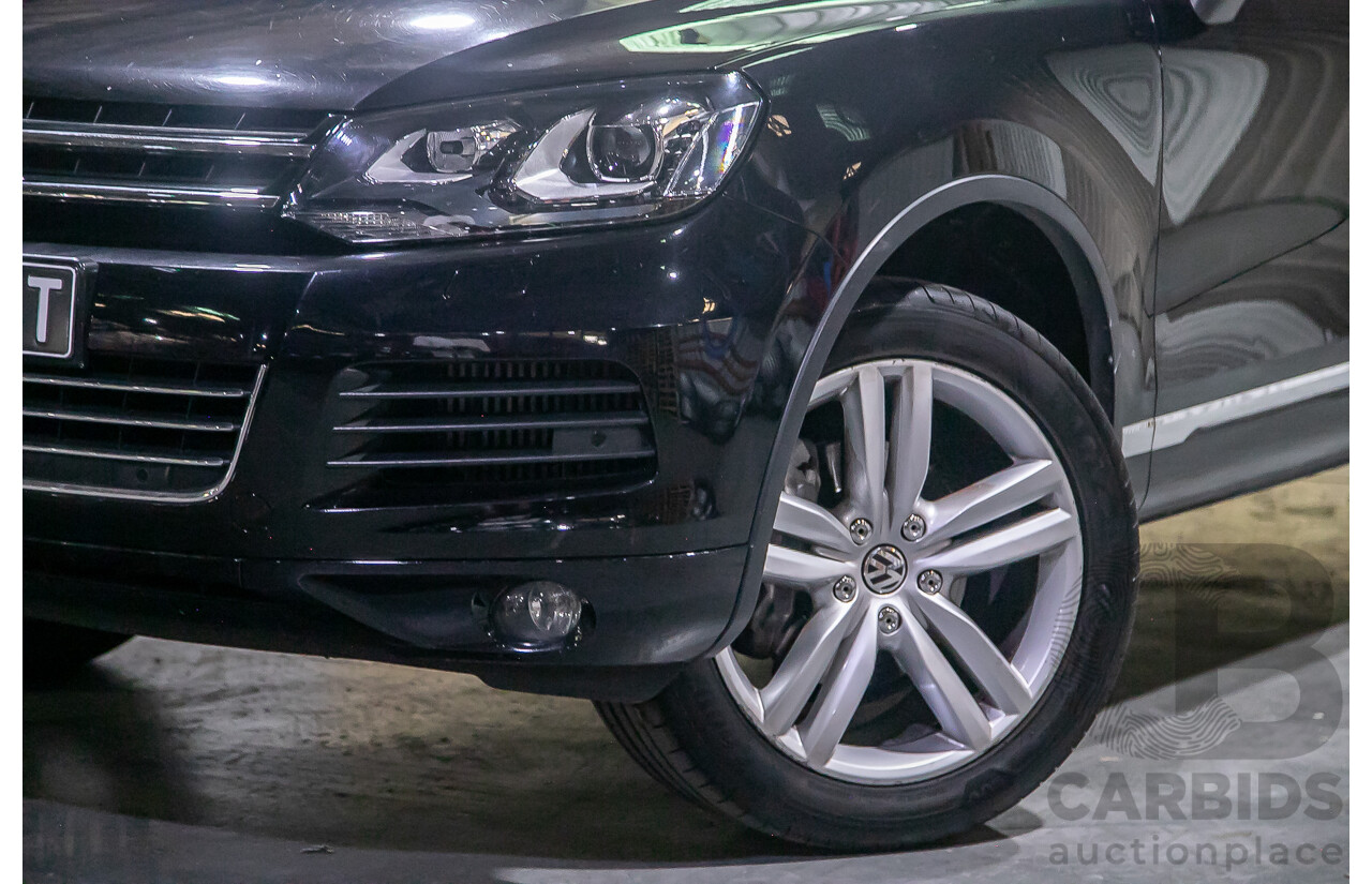 05/14 Volkswagen Touareg V6 TDI (AWD) 7P MY14 4d Wagon Metallic Black Turbo Diesel V6 3.0L