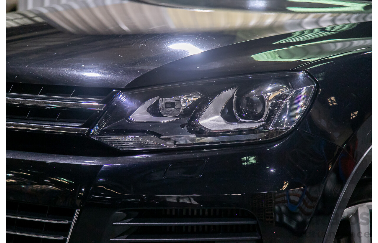 05/14 Volkswagen Touareg V6 TDI (AWD) 7P MY14 4d Wagon Metallic Black Turbo Diesel V6 3.0L