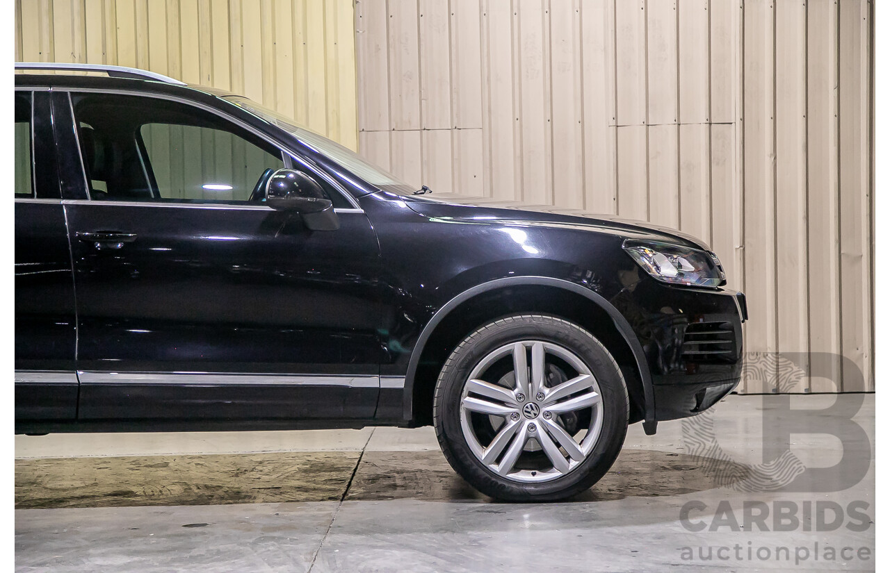 05/14 Volkswagen Touareg V6 TDI (AWD) 7P MY14 4d Wagon Metallic Black Turbo Diesel V6 3.0L