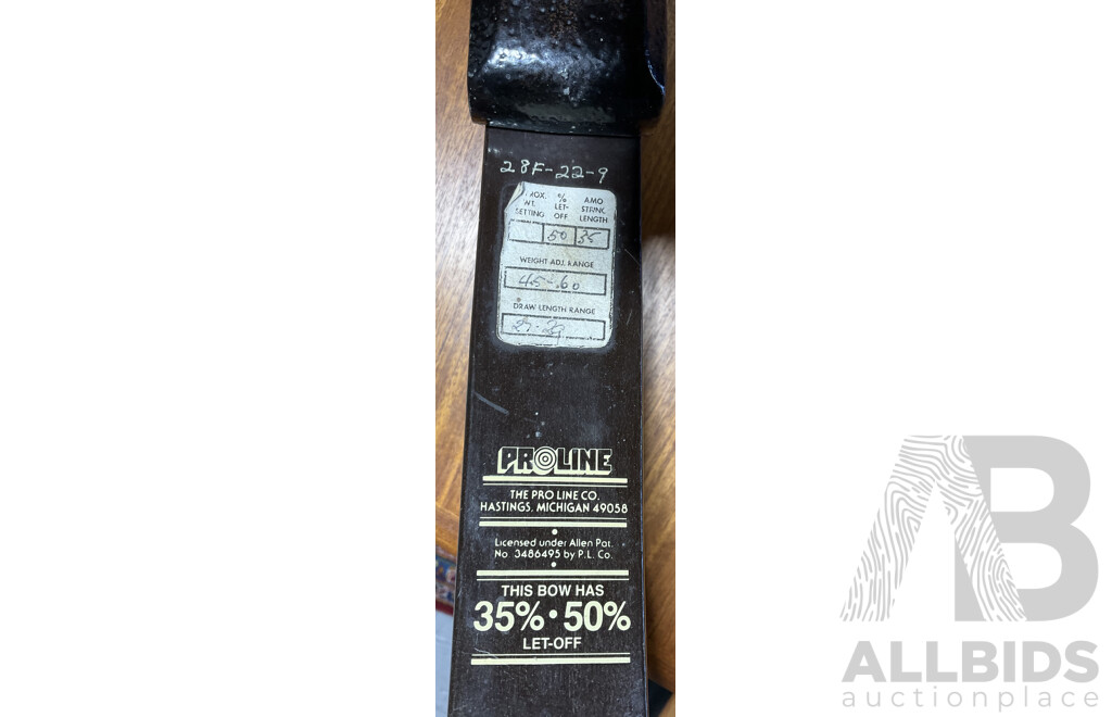 Proline Cyclone II Model 10-250 Compound Bow