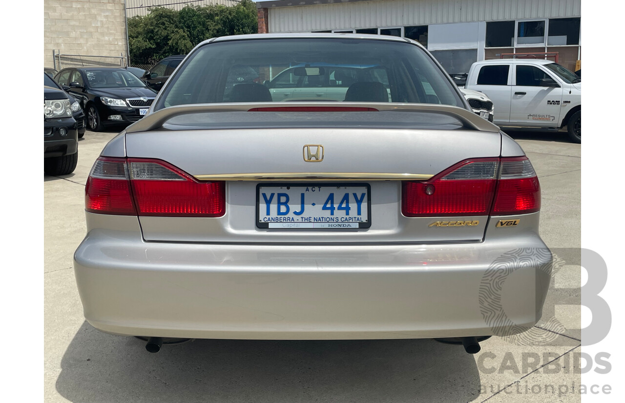 07/98 Honda Accord V6 FWD  4D Sedan Silver 3.0L