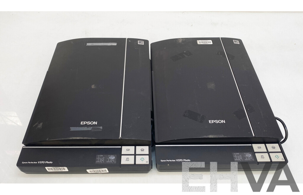 Epson (J232D) Perfection V370 Photo Scanner - Lot of Two