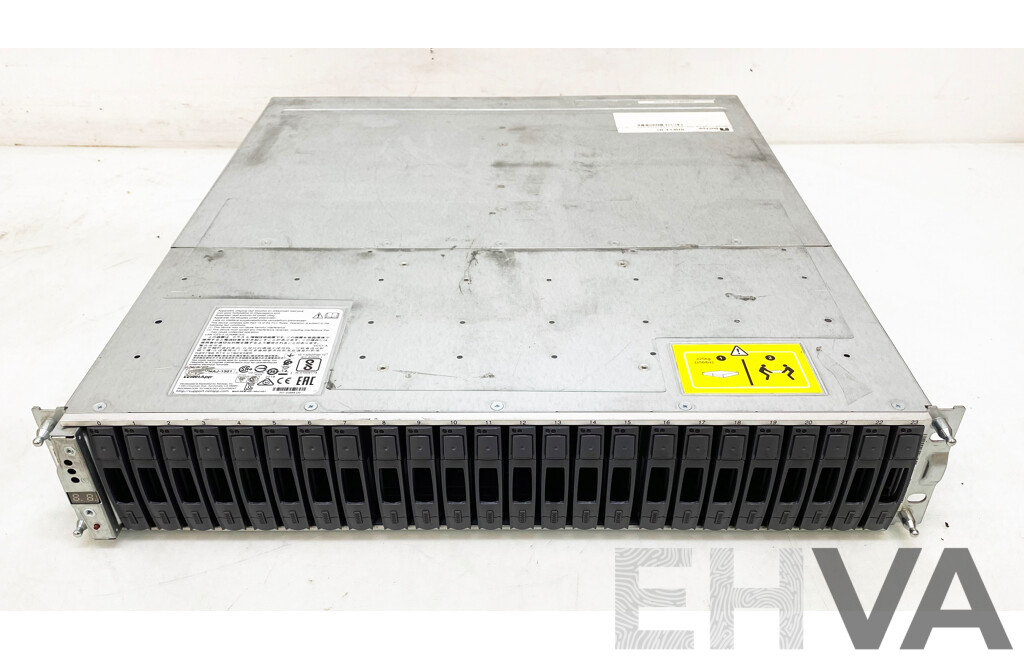 NetApp (NAJ-1501) 24-Bay 2RU Hard Drive Array (21.6TB) W/ SAS Controller Modules