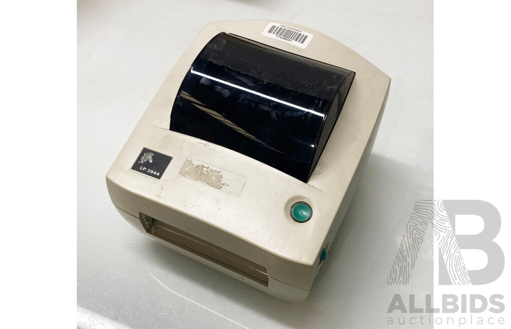 Zebra (LP2844) Label Printers - Lot of Five