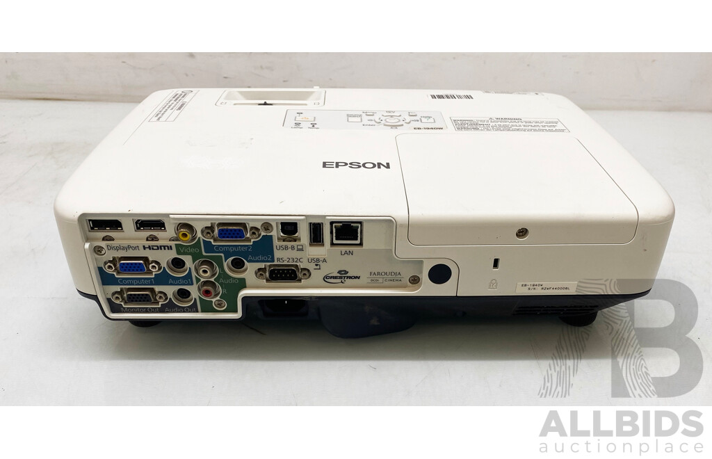 Epson (EB-1940W) WXGA Conference Room Projector