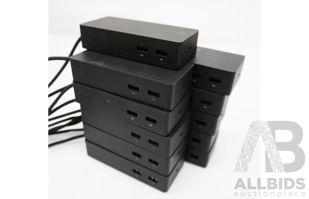 Assorted Lot of Microsoft (1661) Docking Station