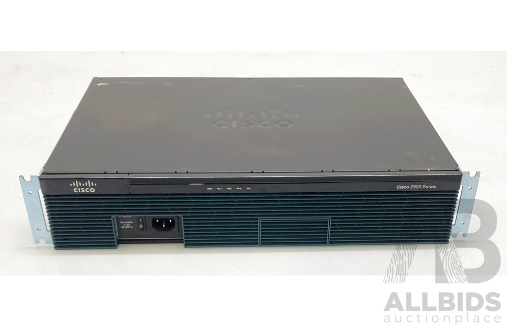 Cisco (CISCO2911/K9) 2900 Series Integrated Services Router - Lot of Three