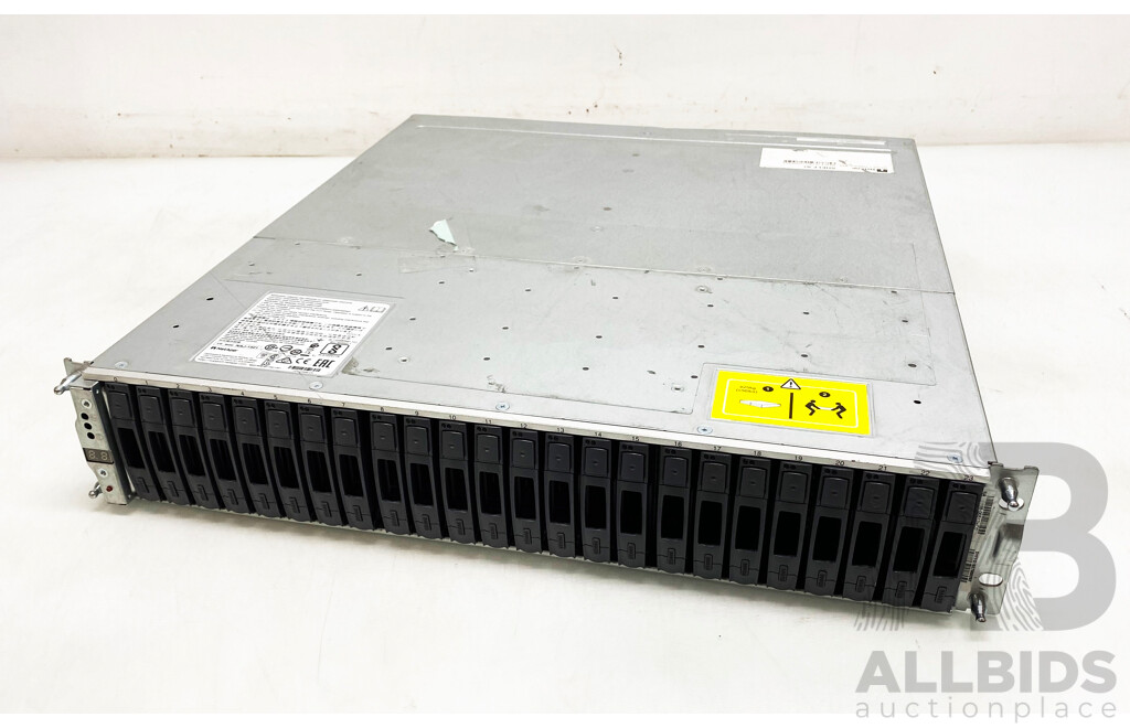 NetApp (NAJ-1501) 24-Bay 2RU Hard Drive Array (21.6TB) W/ SAS Controller Modules