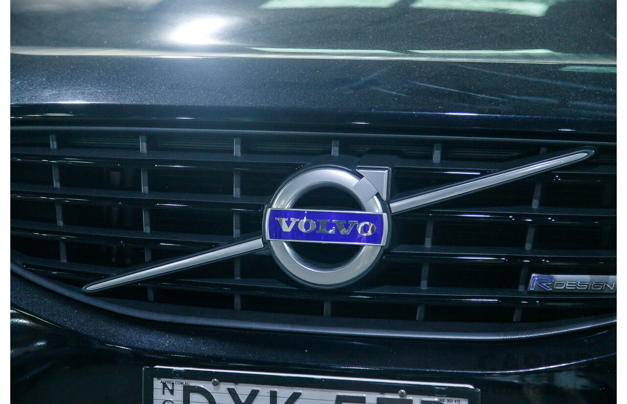 6/2015 Volvo XC60 D5 R-Design (AWD) DZ MY15 4d Wagon Metallic Black Twin Turbo Diesel 2.4L