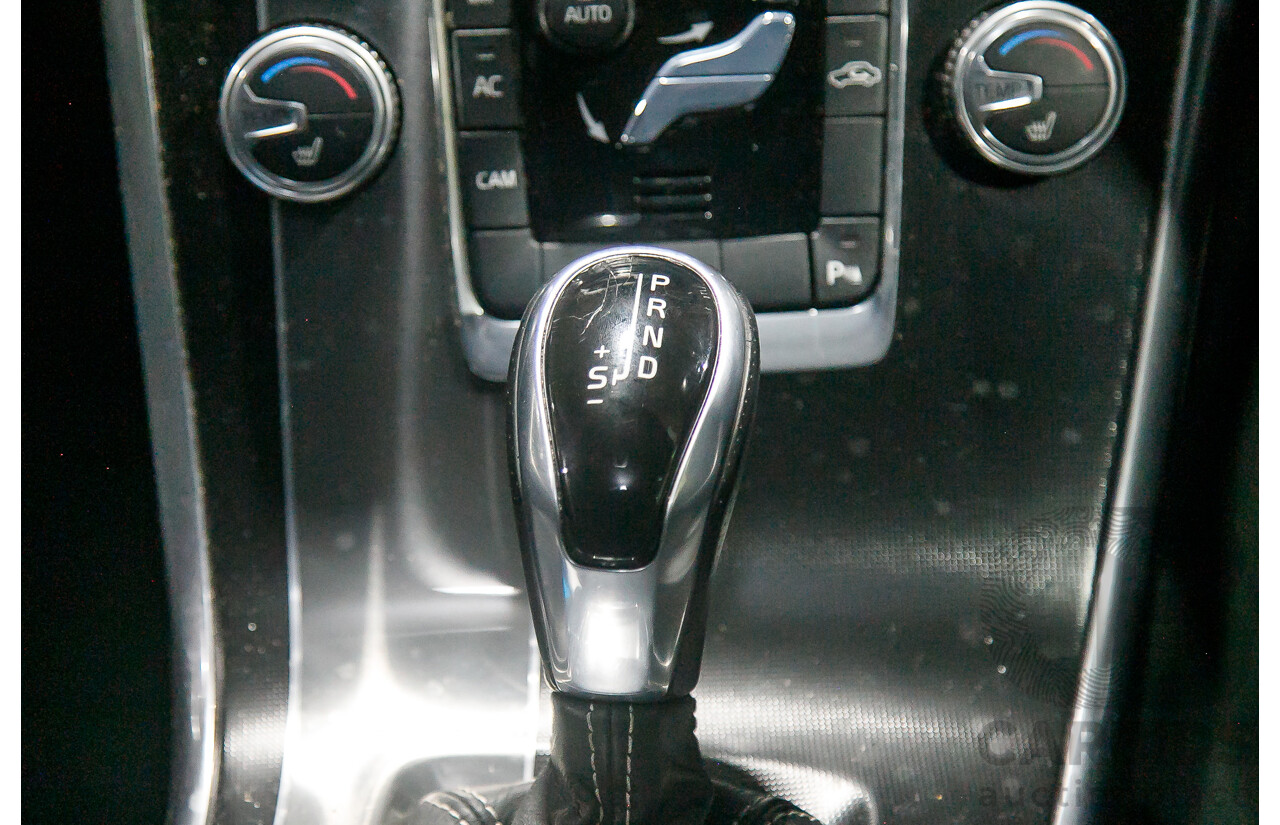 6/2015 Volvo XC60 D5 R-Design (AWD) DZ MY15 4d Wagon Metallic Black Twin Turbo Diesel 2.4L