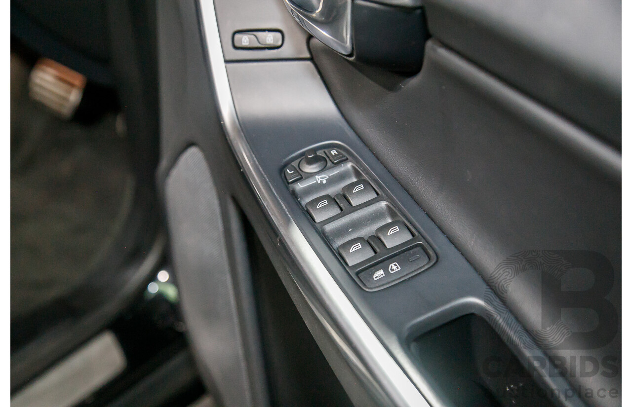 6/2015 Volvo XC60 D5 R-Design (AWD) DZ MY15 4d Wagon Metallic Black Twin Turbo Diesel 2.4L