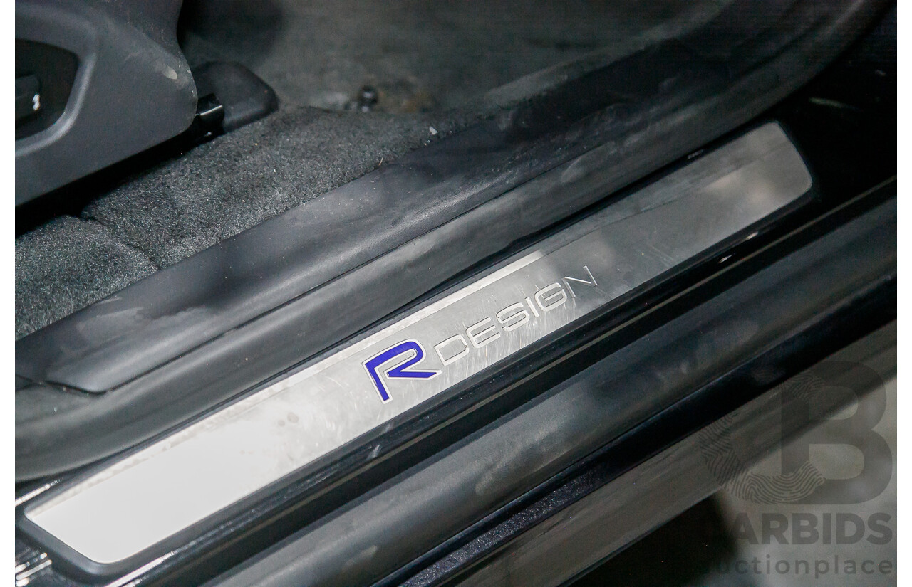 6/2015 Volvo XC60 D5 R-Design (AWD) DZ MY15 4d Wagon Metallic Black Twin Turbo Diesel 2.4L