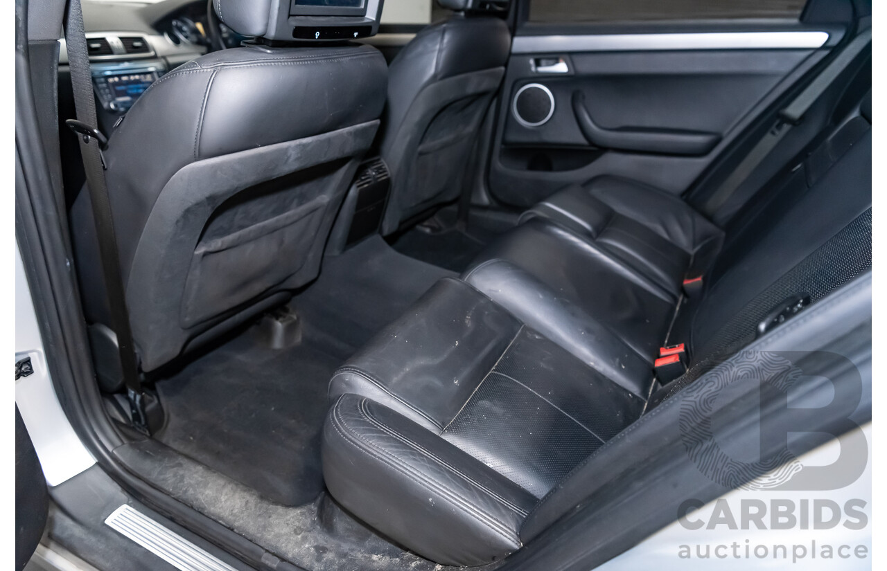 8/2010 Holden Caprice WM MY10 4d Sedan Silver V8 6.0L