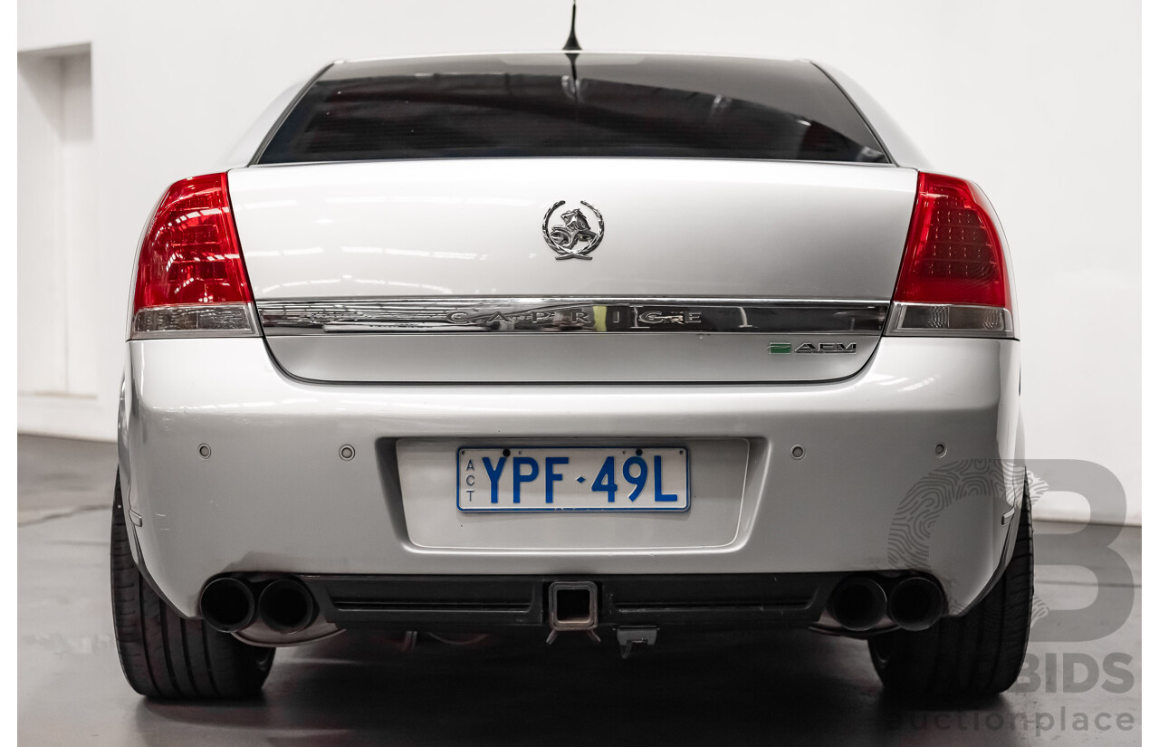 8/2010 Holden Caprice WM MY10 4d Sedan Silver V8 6.0L