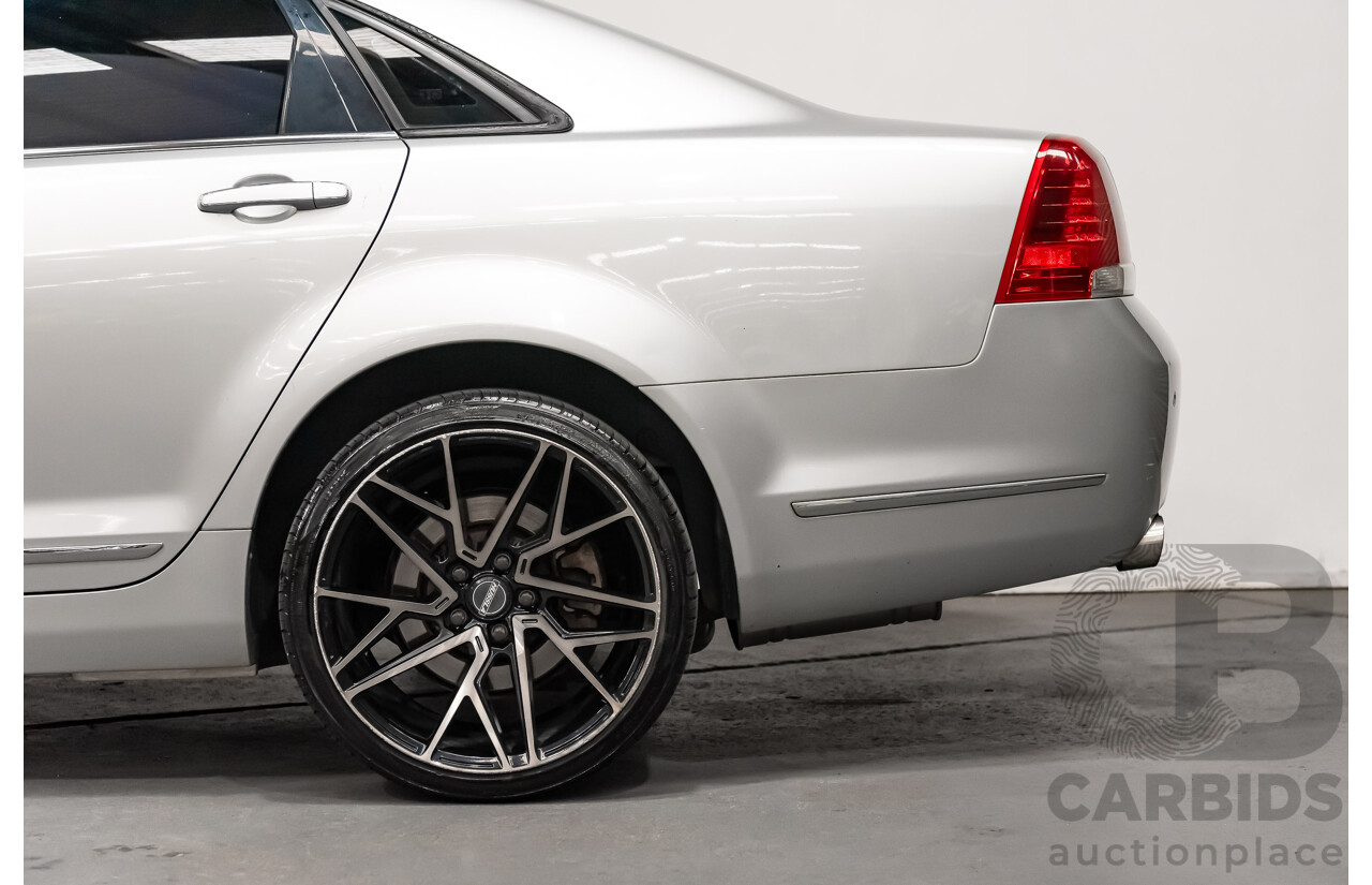 8/2010 Holden Caprice WM MY10 4d Sedan Silver V8 6.0L